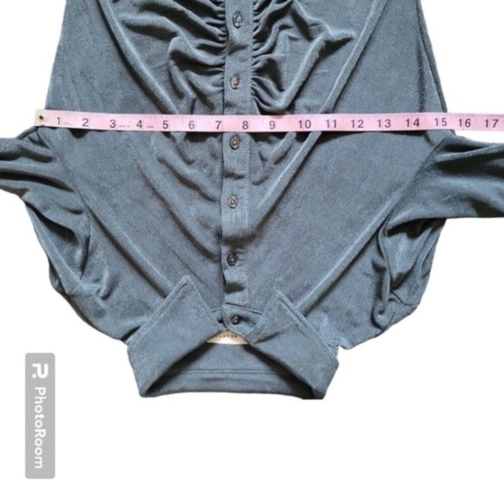 LA HEARTS RUNCHY GREY MINI DRESS - Picture 8 of 9